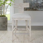 DRIS COUNTER STOOL, WHITE - Hedi's Furniture